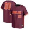 #00 Virginia Tech Hokies GameDay Greats Youth Lightweight Collegiate Baseball Fashion Jersey - - Front View