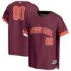 #00 Virginia Tech Hokies GameDay Greats Youth Lightweight Collegiate Baseball Fashion Jersey - - Front View