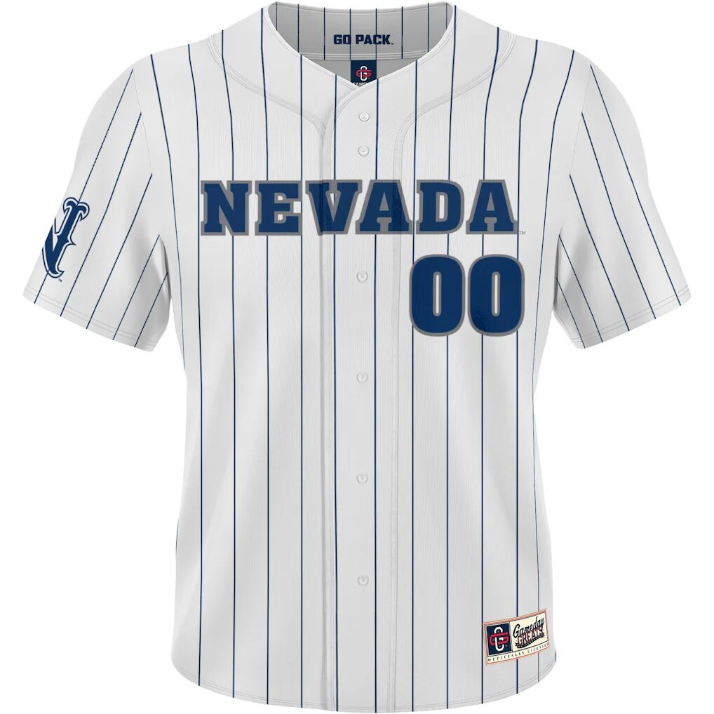 Nevada Wolf Pack GameDay Greats Youth Lightweight Collegiate Baseball Pinstripe NIL Pick-A-Player Fashion Jersey