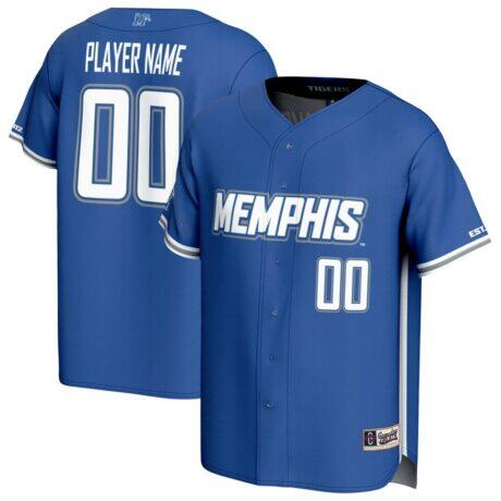Memphis Tigers GameDay Greats Youth Lightweight Collegiate Baseball NIL Fashion Jersey - - Front View