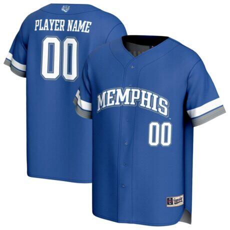 Memphis Tigers GameDay Greats Youth Lightweight Collegiate Baseball NIL Fashion Jersey - - Front View