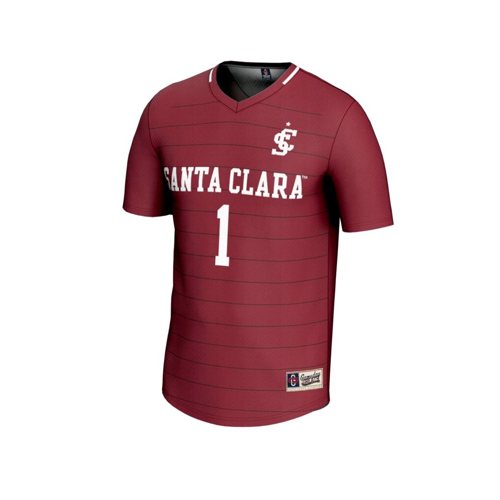 #1 Santa Clara Broncos GameDay Greats Unisex Lightweight Soccer Fashion Jersey - Maroon