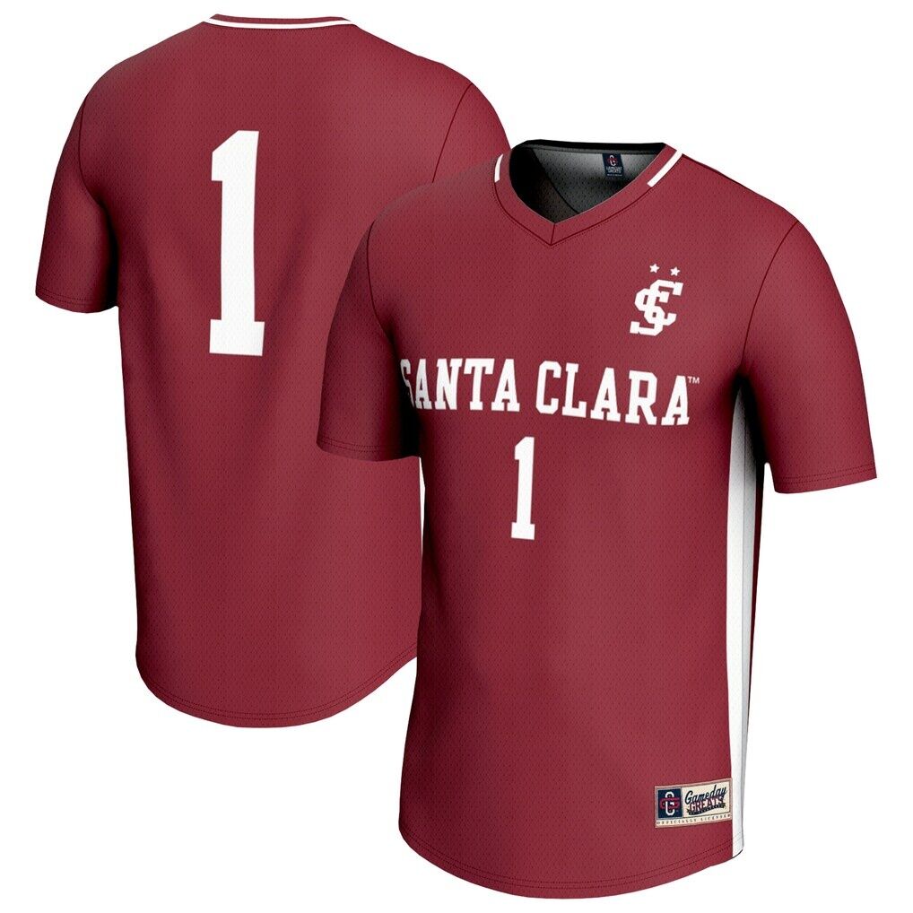#1 Santa Clara Broncos GameDay Greats Unisex Lightweight Soccer Fashion Jersey - Maroon