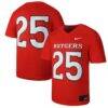 #1 Rutgers Scarlet Knights Nike Youth Untouchable Replica Game Jersey - - Front View