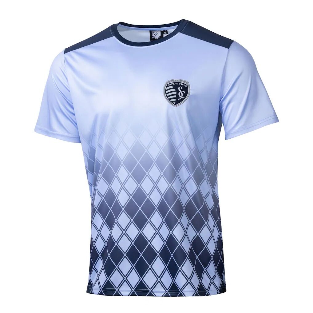 Sporting Kansas City Sport Design Sweden Sublimated Crest T-Shirt - Light Blue