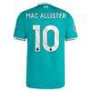 Alexis Mac Allister Liverpool adidas 2025/26 Third Authentic Player Jersey - Green - Detail View