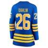 Rasmus Dahlin Buffalo Sabres Fashion7 Women's Home Captain Patch Breakaway Jersey - - Detail View