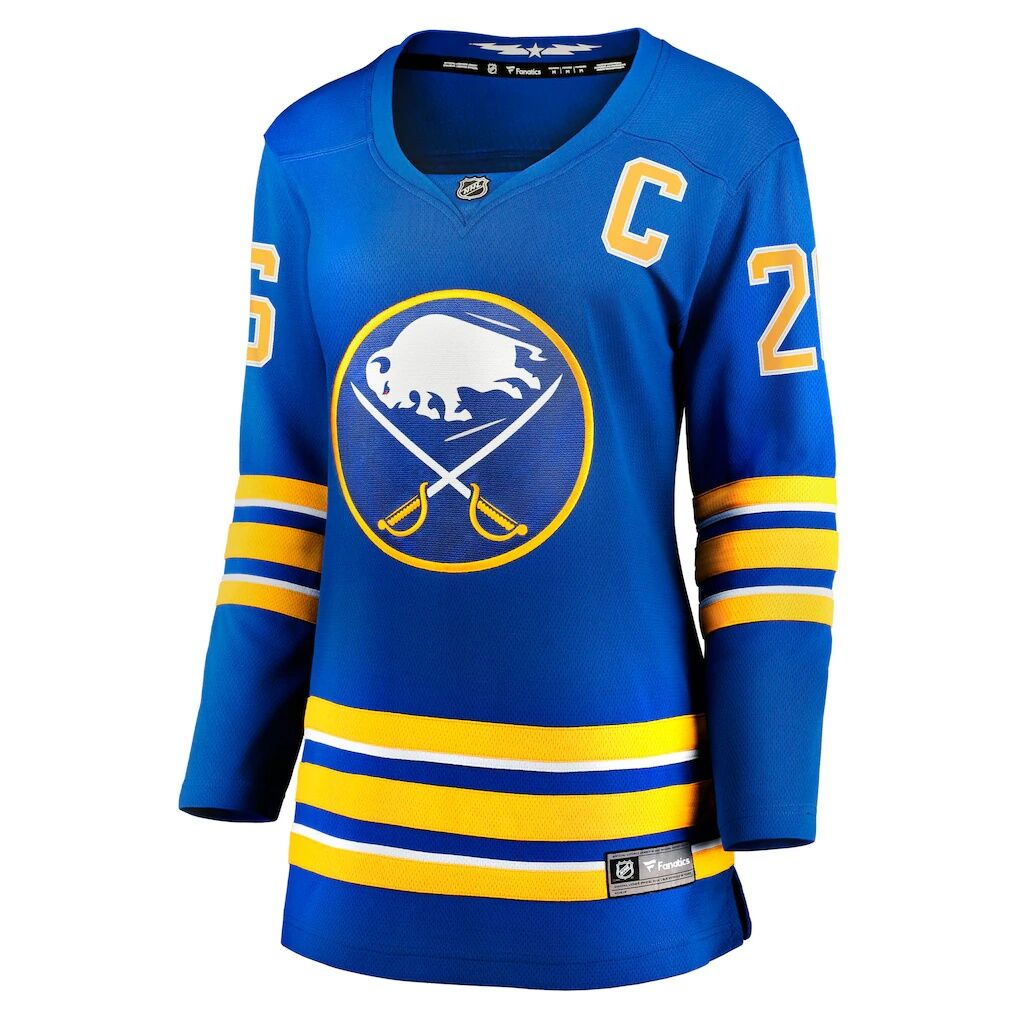 Rasmus Dahlin Buffalo Sabres Fashion7 Women's Home Captain Patch Breakaway Jersey - Royal