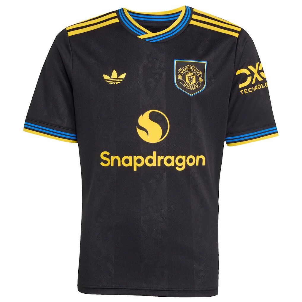 Bruno Fernandes Manchester United adidas Youth 2025/26 Third Replica Player Jersey