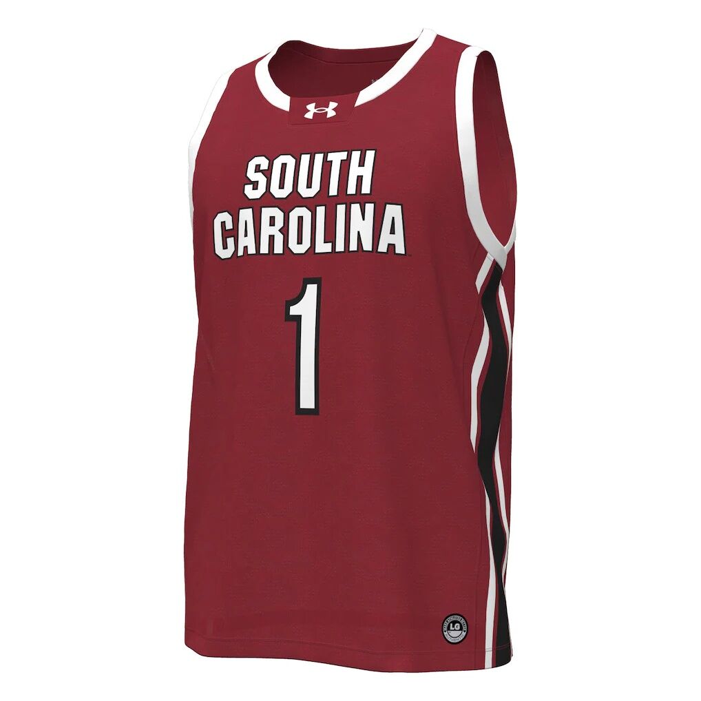 South Carolina Gamecocks Under Armour Women's #1 Replica Basketball Jersey - Garnet