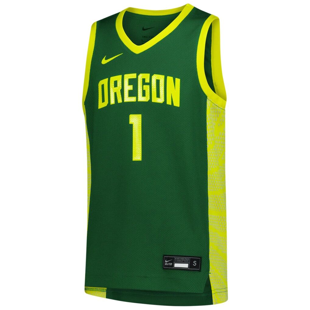 #1 Oregon Ducks Nike Youth Replica Basketball Jersey
