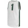 #1 Michigan State Spartans Nike Youth Alternate Replica Basketball Jersey - White - Detail View