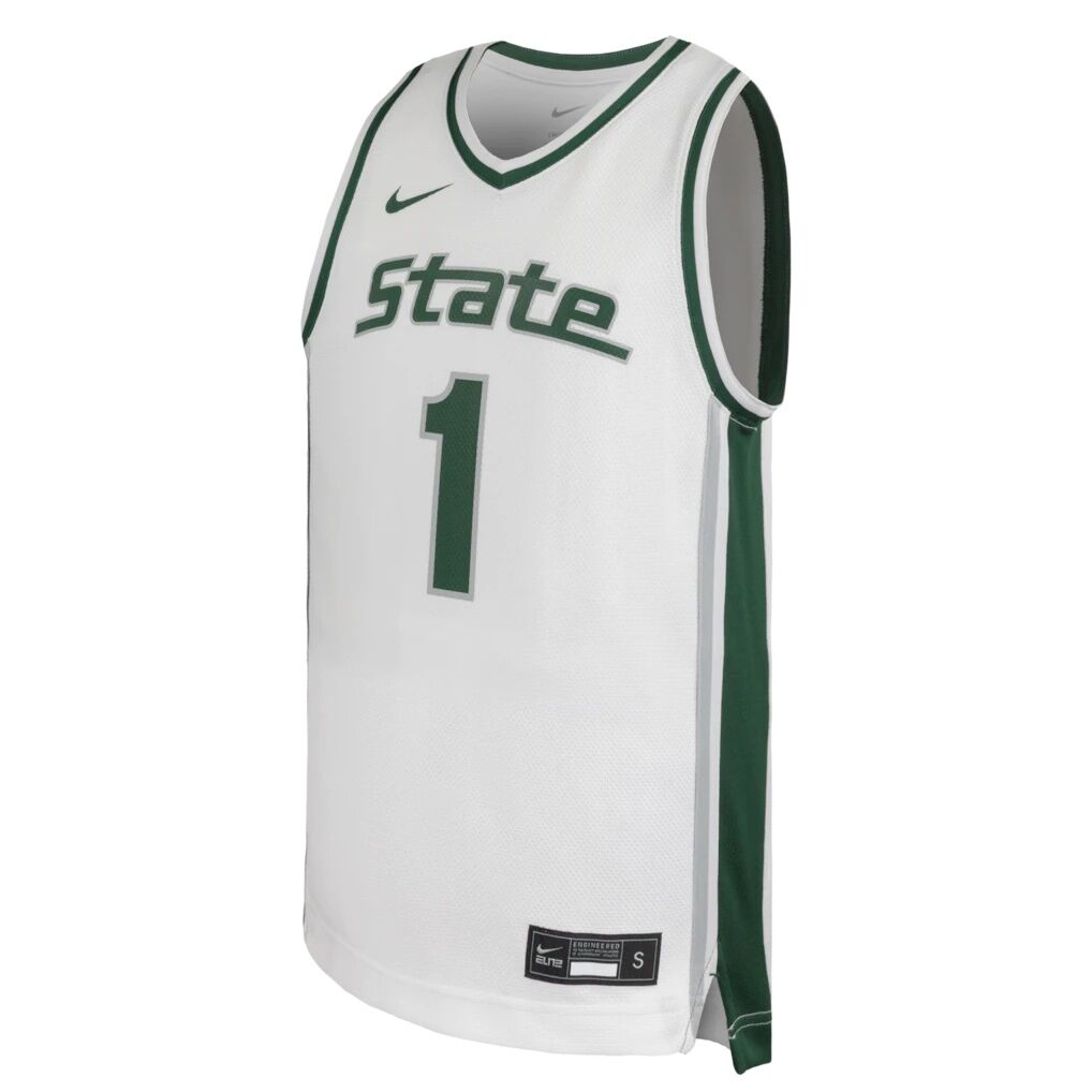 #1 Michigan State Spartans Nike Youth Alternate Replica Basketball Jersey