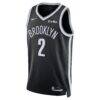 Daniel Wolf Brooklyn Nets Nike Unisex Swingman Badge Jersey - Black - - Side View