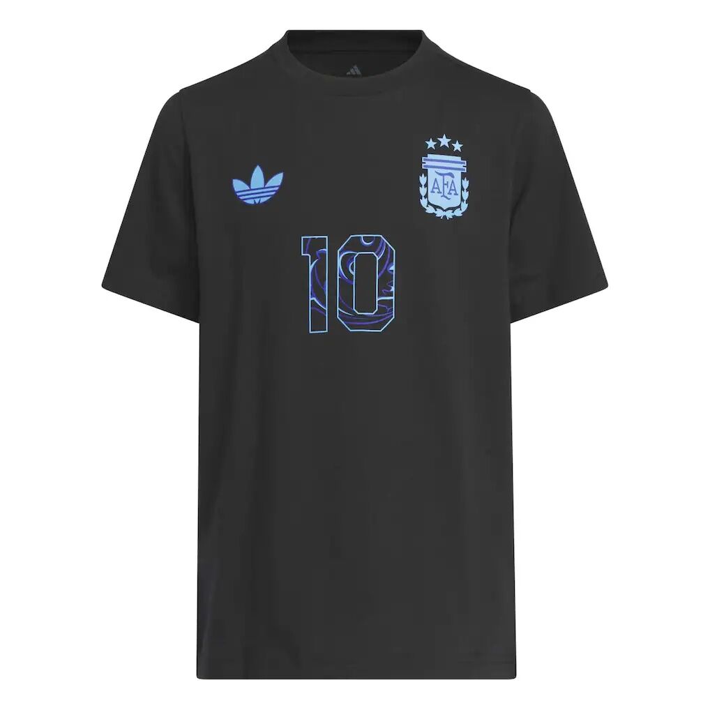 Lionel Messi Argentina National Team adidas Youth 2026 Away Jersey Hook Name & Number T-Shirt