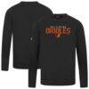 Baltimore Orioles Levelwear Mandate Carve Tri-Blend Sweatshirt - Black - Front View
