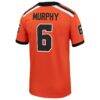 Maalik Murphy Oregon State Beavers Nike Home Men's NIL Football Game Jersey - Orange - Detail View