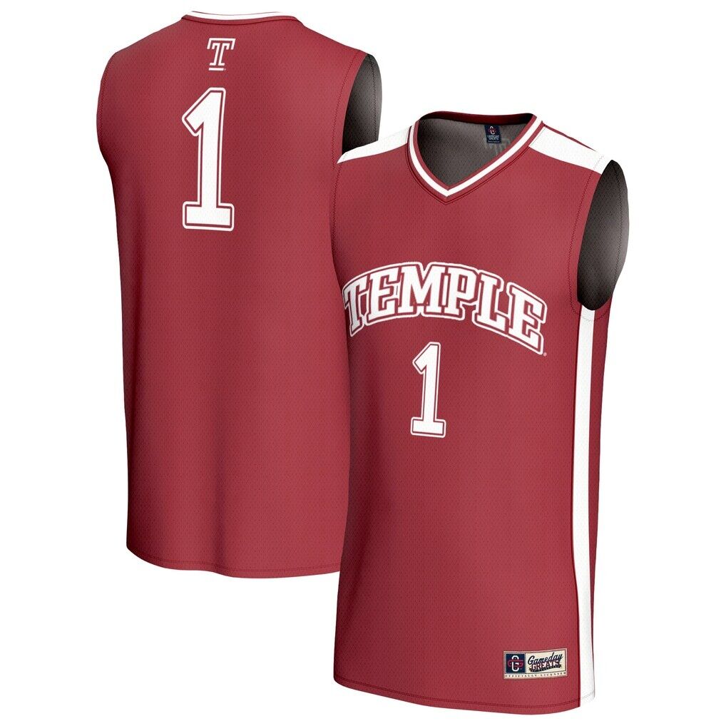 #1 Temple Owls GameDay Greats Unisex Lightweight Basketball Jersey - Cherry