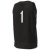 South Carolina Gamecocks Under Armour Women's #1 Replica Basketball Jersey - Black - Detail View