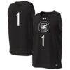 South Carolina Gamecocks Under Armour Women's #1 Replica Basketball Jersey - Black - Front View