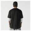 Los Angeles Dodgers New Era Lifestyle Glow Spray Paint T-Shirt - Black - Side View