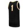 #1 Missouri Tigers Nike Replica Basketball Jersey - Black - Detail View