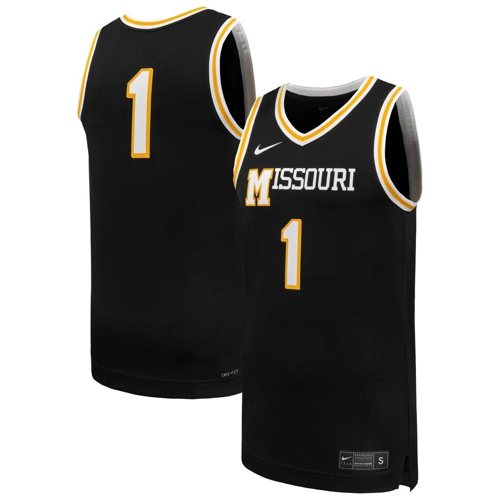 #1 Missouri Tigers Nike Replica Basketball Jersey