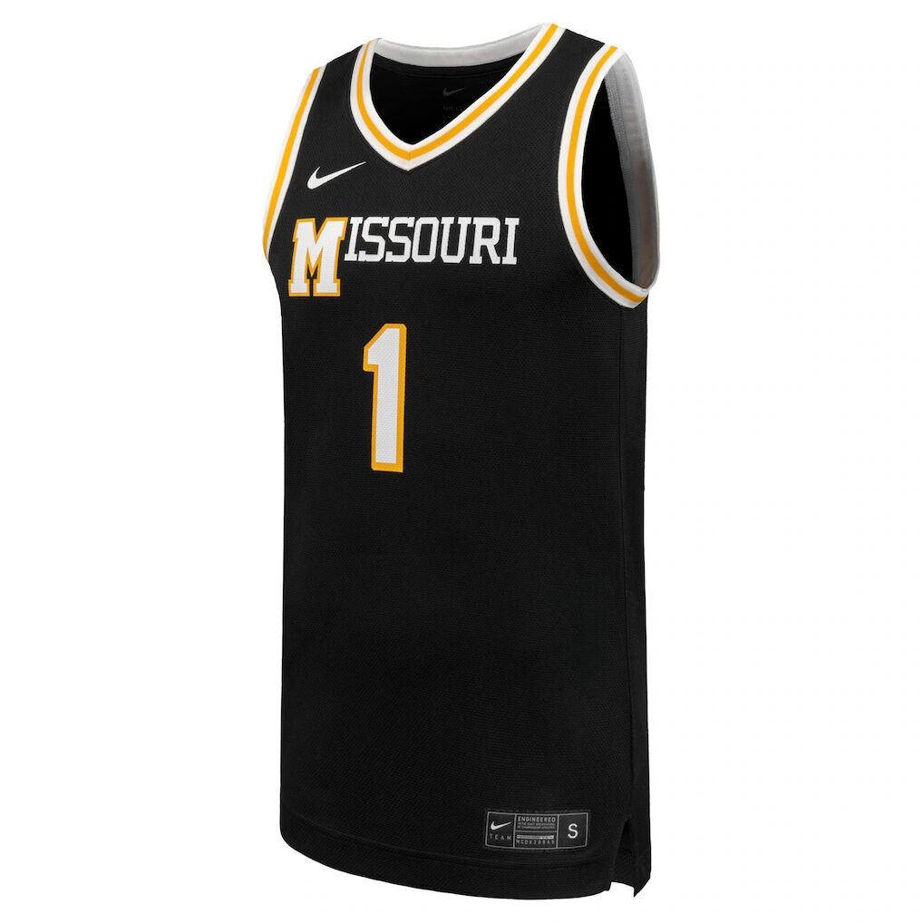 #1 Missouri Tigers Nike Replica Basketball Jersey