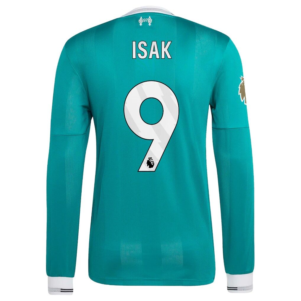 Alexander Isak Liverpool adidas 2025/26 Third Authentic Long Sleeve Player Jersey