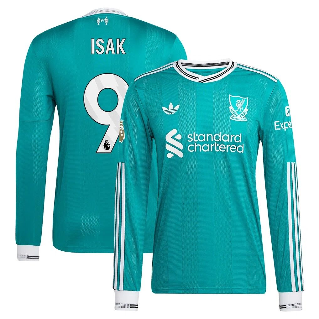 Alexander Isak Liverpool adidas 2025/26 Third Authentic Long Sleeve Player Jersey