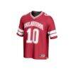 John Mateer Oklahoma Sooners GameDay Greats Youth NIL Lightweight Football Player Jersey - Crimson - Side View