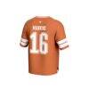 Arch Manning Texas Longhorns GameDay Greats Youth NIL Lightweight Football Player Jersey - - Detail View