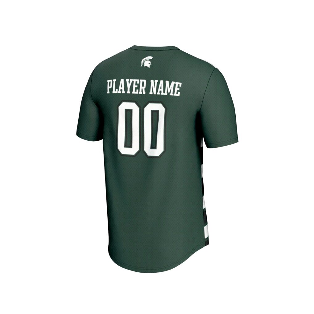 Michigan State Spartans GameDay Greats Youth Collegiate Men's Soccer NIL Pick-A-Player Fashion Jersey - Green/Black