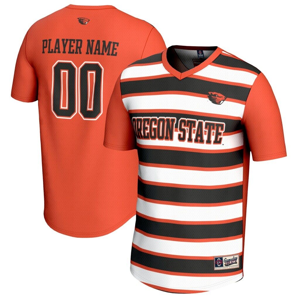 Oregon State Beavers GameDay Greats Youth NIL Pick-A-Player Collegiate Women's Soccer Lightweight Fashion Jersey - Orange/Black