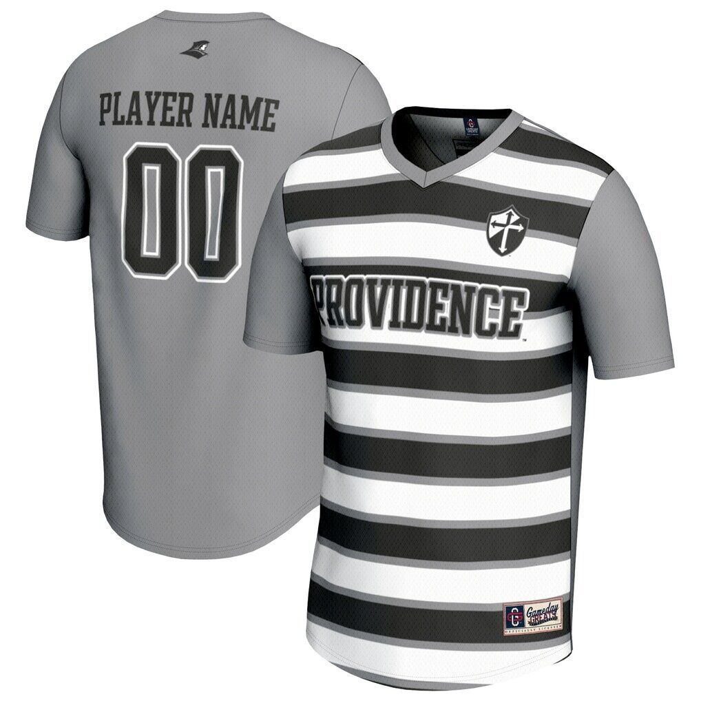 Providence Friars GameDay Greats Youth NIL Pick-A-Player Collegiate Women's Soccer Lightweight Fashion Jersey - Silver/Black