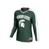 Michigan State Spartans GameDay Greats Unisex NIL Pick-A-Player Lightweight Collegiate Volleyball Fashion Jersey - Green - Side View