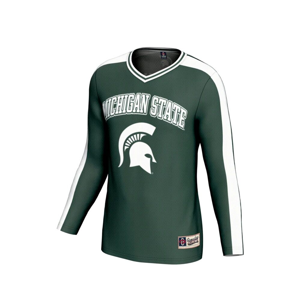 Michigan State Spartans GameDay Greats Unisex NIL Pick-A-Player Lightweight Collegiate Volleyball Fashion Jersey