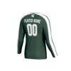 Michigan State Spartans GameDay Greats Unisex NIL Pick-A-Player Lightweight Collegiate Volleyball Fashion Jersey - Green - Detail View