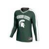 Michigan State Spartans GameDay Greats Unisex NIL Pick-A-Player Lightweight Collegiate Volleyball Fashion Jersey - Green - Side View