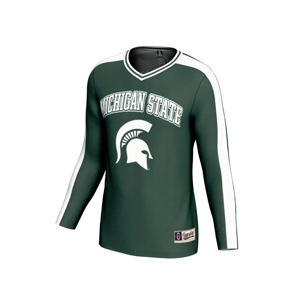 Michigan State Spartans GameDay Greats Unisex NIL Pick-A-Player Lightweight Collegiate Volleyball Fashion Jersey