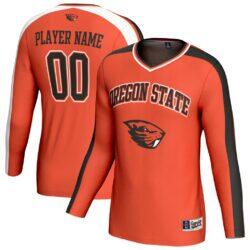 Oregon State Beavers GameDay Greats Unisex NIL Pick-A-Player Lightweight Collegiate Volleyball Fashion Jersey - Orange - Front View