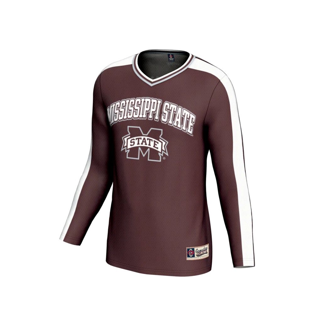 Mississippi State Bulldogs GameDay Greats Unisex NIL Pick-A-Player Lightweight Collegiate Volleyball Fashion Jersey - Maroon