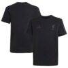 Liverpool adidas Youth Club T-Shirt - Black - Front View