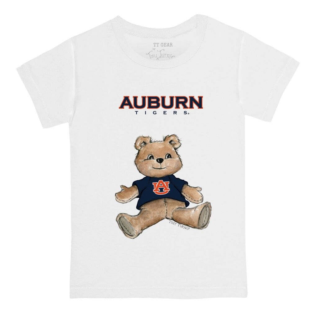 Auburn Tigers Tiny Turnip Toddler Teddy Bear T-Shirt