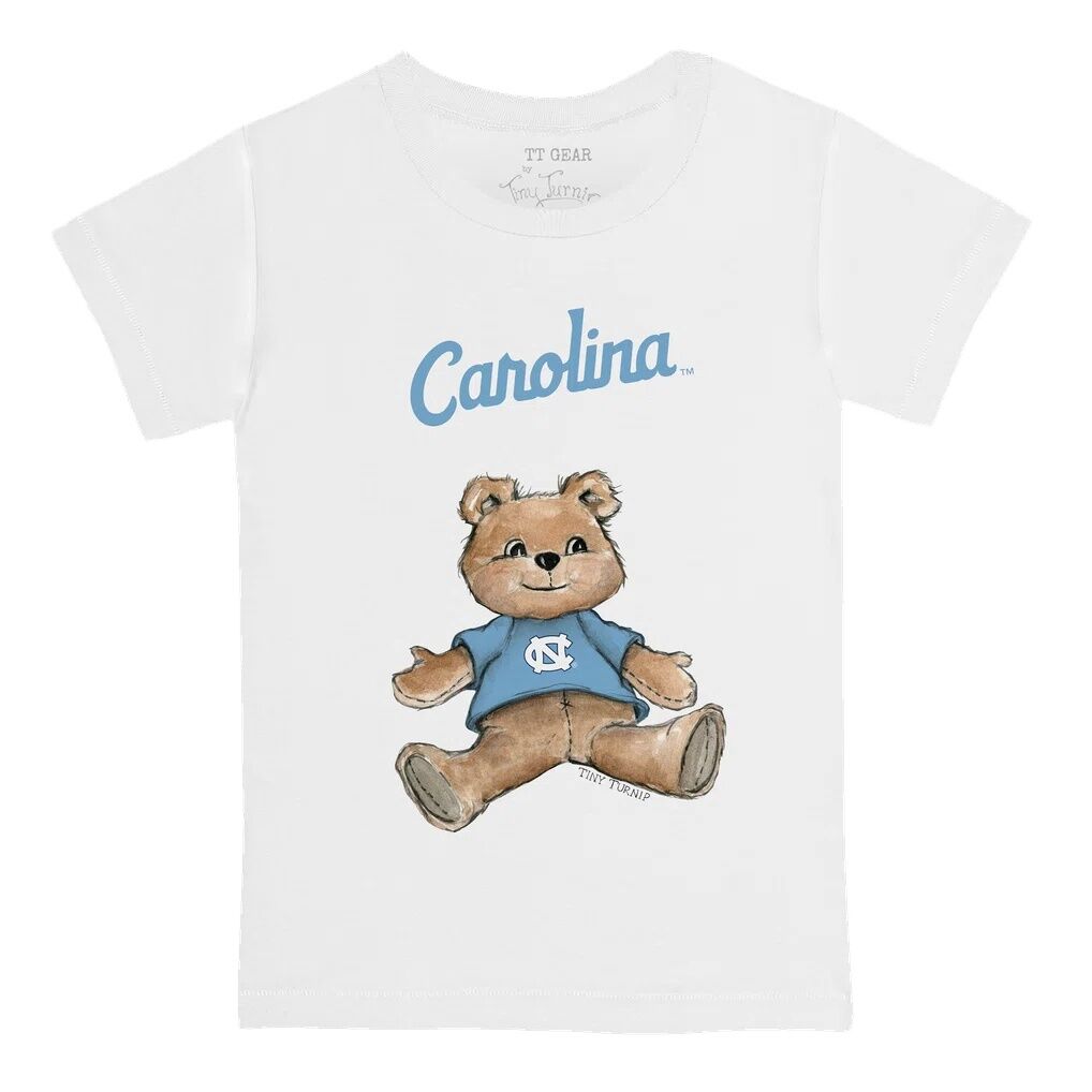 North Carolina Tar Heels Tiny Turnip Toddler Teddy Bear T-Shirt