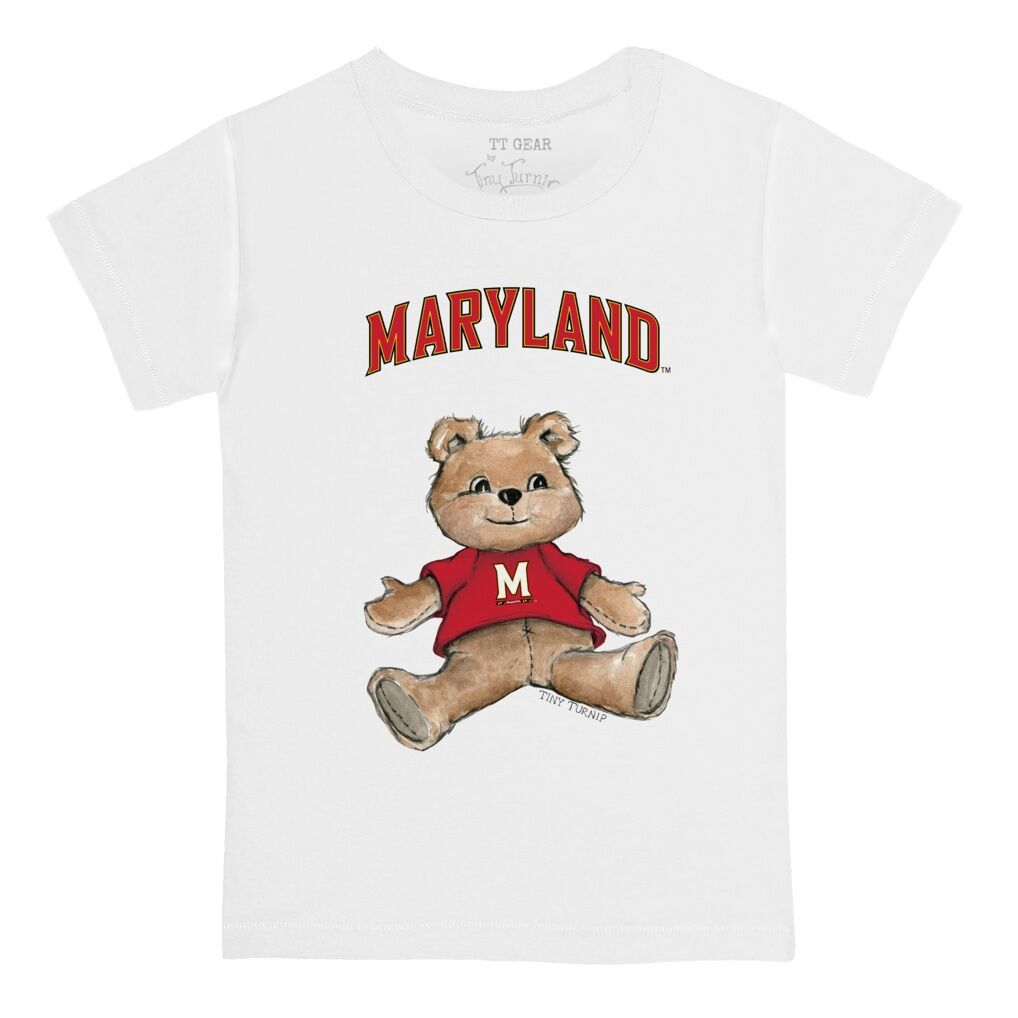 Maryland Terrapins Tiny Turnip Youth Teddy Bear T-Shirt