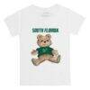South Florida Bulls Tiny Turnip Youth Teddy Bear T-Shirt - White - Front View