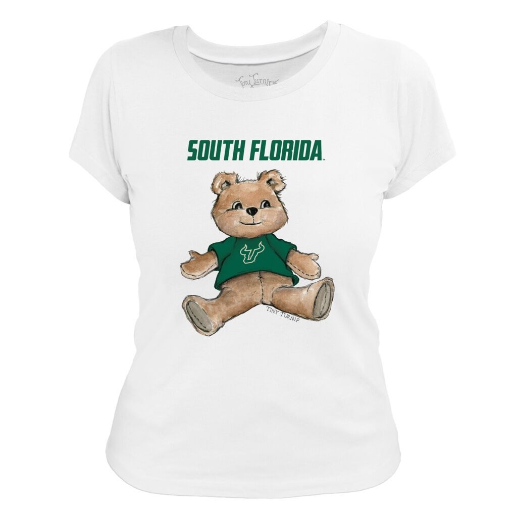 South Florida Bulls Tiny Turnip Women's Teddy Bear T-Shirt
