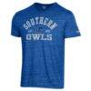 Southern Connecticut State Owls Champion Ultimate Triblend T-Shirt - Blue - Side View