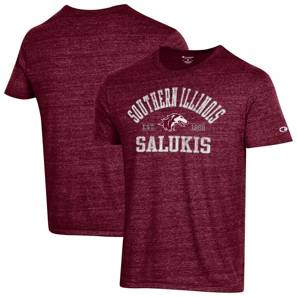 Southern Illinois Salukis Champion Ultimate Triblend T-Shirt - Maroon